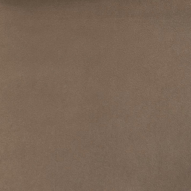 Tissu d'arène | Tissu uni en faux suède | Couleur noyer, Noyer