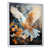 White Floater Framed