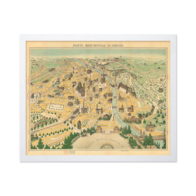 Carte illustrée de Florence