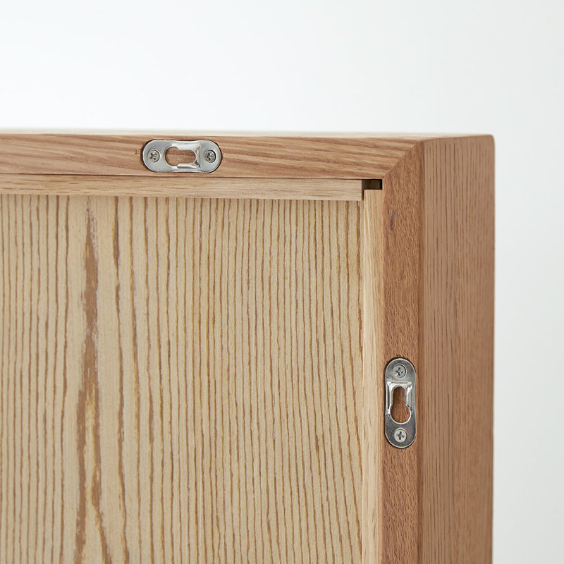 Easy Rectangle Solid Wood Mirror