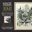 Collection de fougères rassemblées, reproduction encadrée - bois massif-975777379