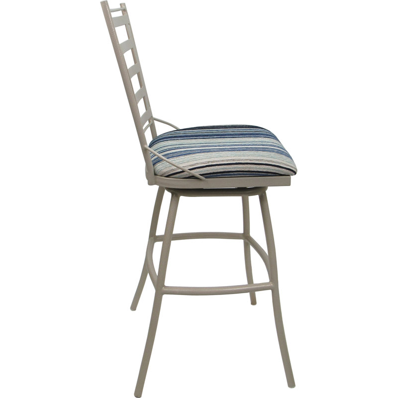 Bois flotté bleu - beige, Bleu, Beige, 26" H