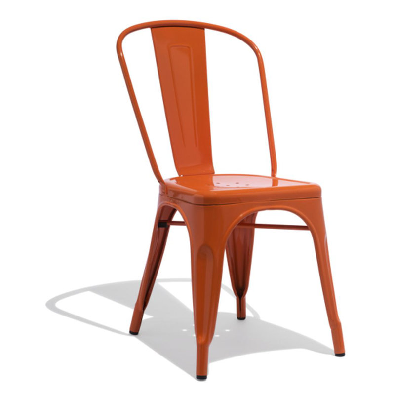 Chaise de patio empilable Hakana, Orange