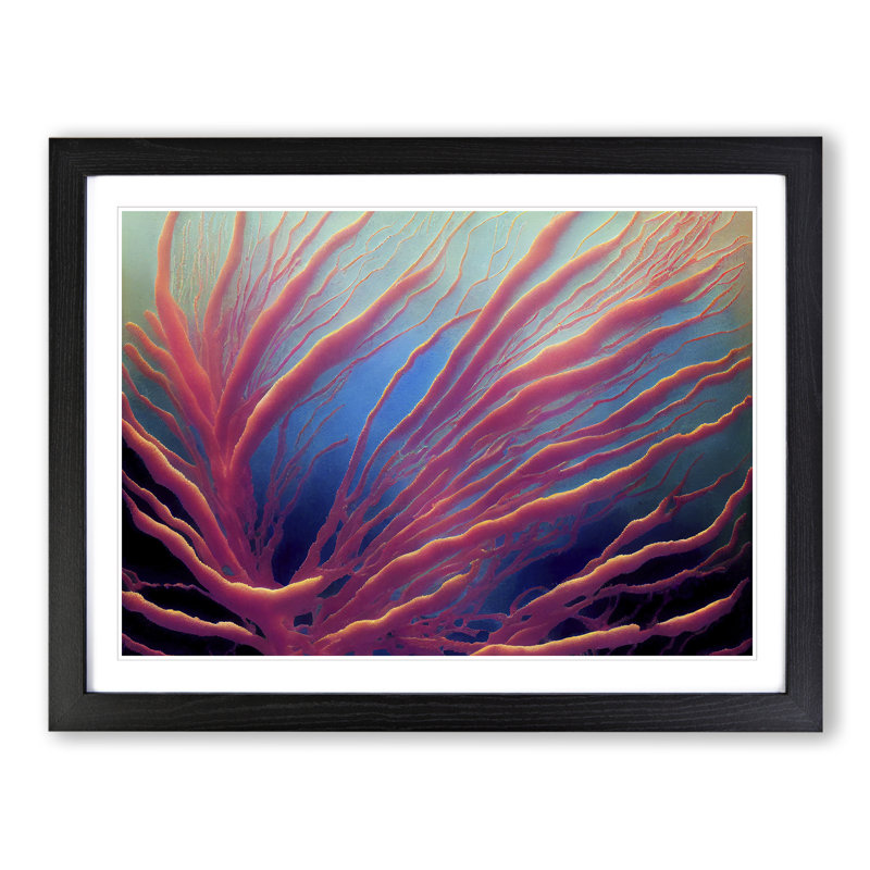 Coral Reef Vol.3 - Framed Print, 25cm H x 34cm W x 2cm D, Black