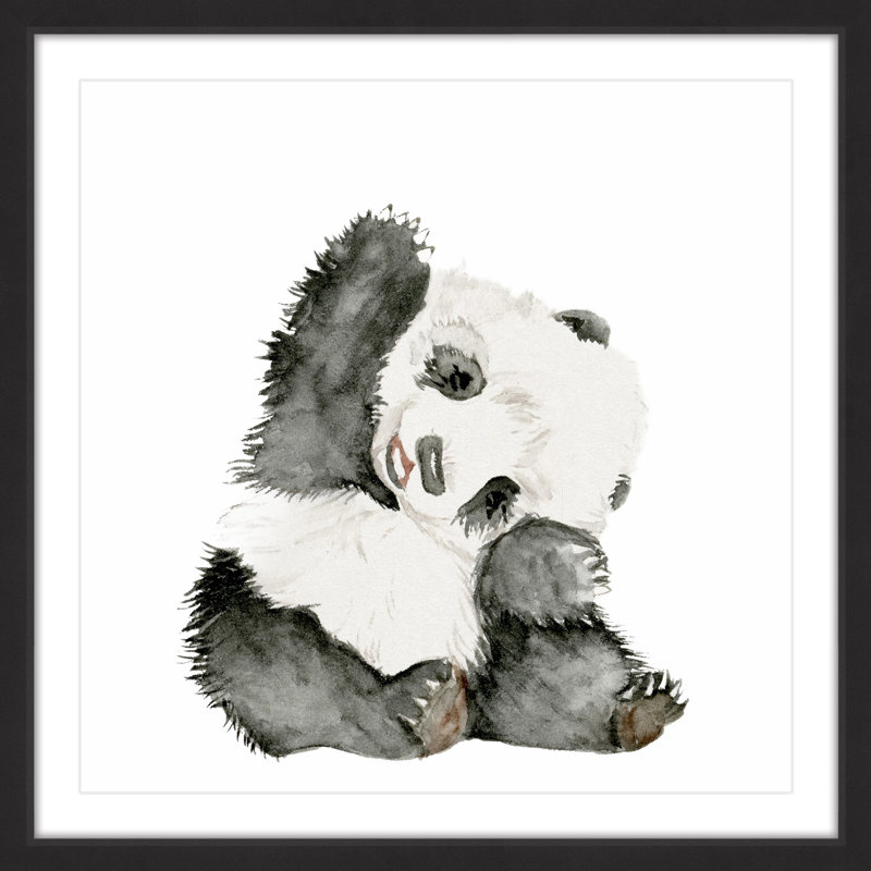 «Clea Baby Panda I», reproduction encadrée, H 12 po x l 12 po x P 1,5 po