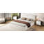 Lit plateforme tapissier Avelyn avec tête de lit en mousse et fabrication en bois massif-888956246-888956243