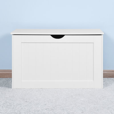 High Capacity White Storage Cabinet With Hinges - Accommodate More For Living Room And Entryway Bedroom Bench Sit Store Comfortably Clothes Accessories In