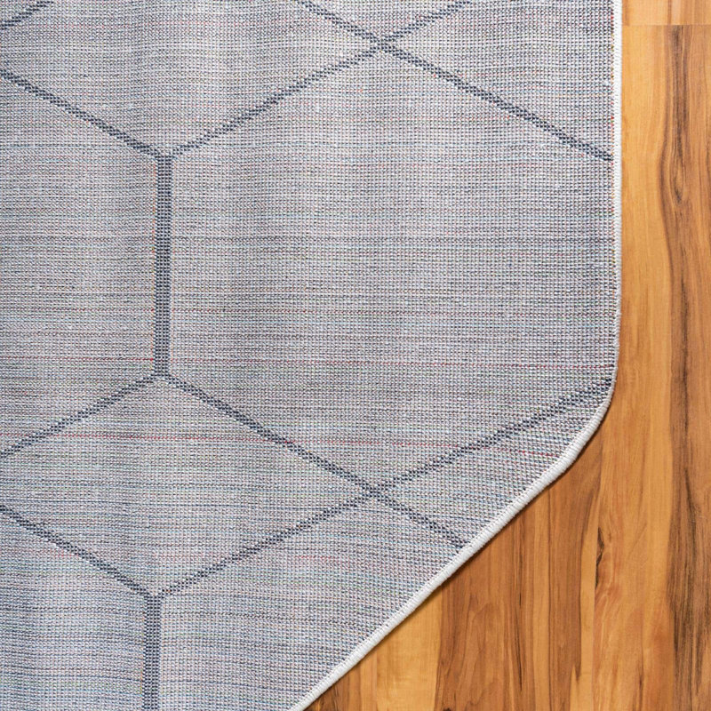 Tellaro Abstract Indoor Rug, Octagon 5' x 5'