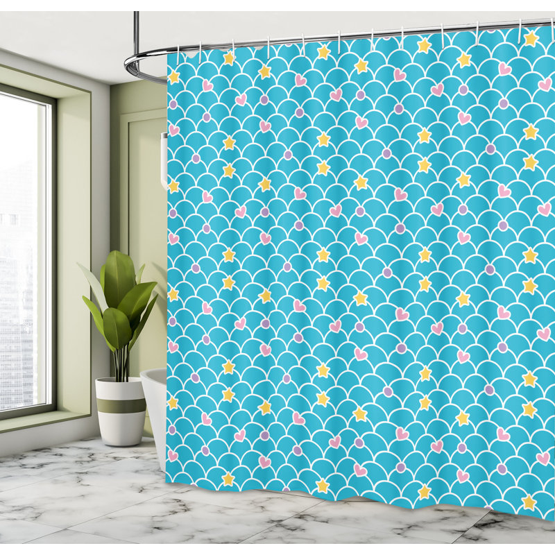 Rideau de douche East Urban Home, H 75 po x l 69 po