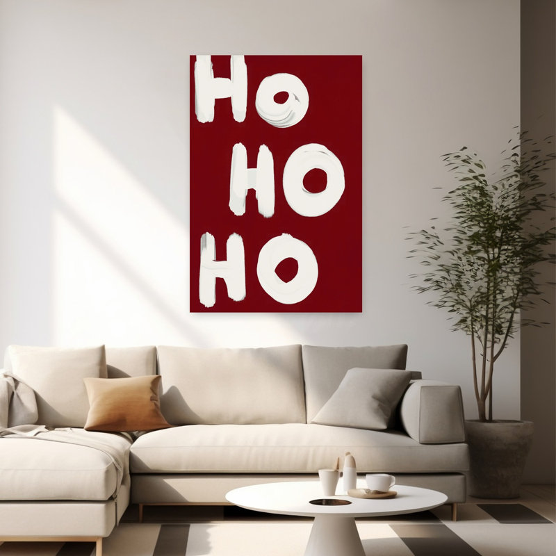 Hohohono02, impression d'art classique classique abstrait d'hiver, 60" H x 40" W