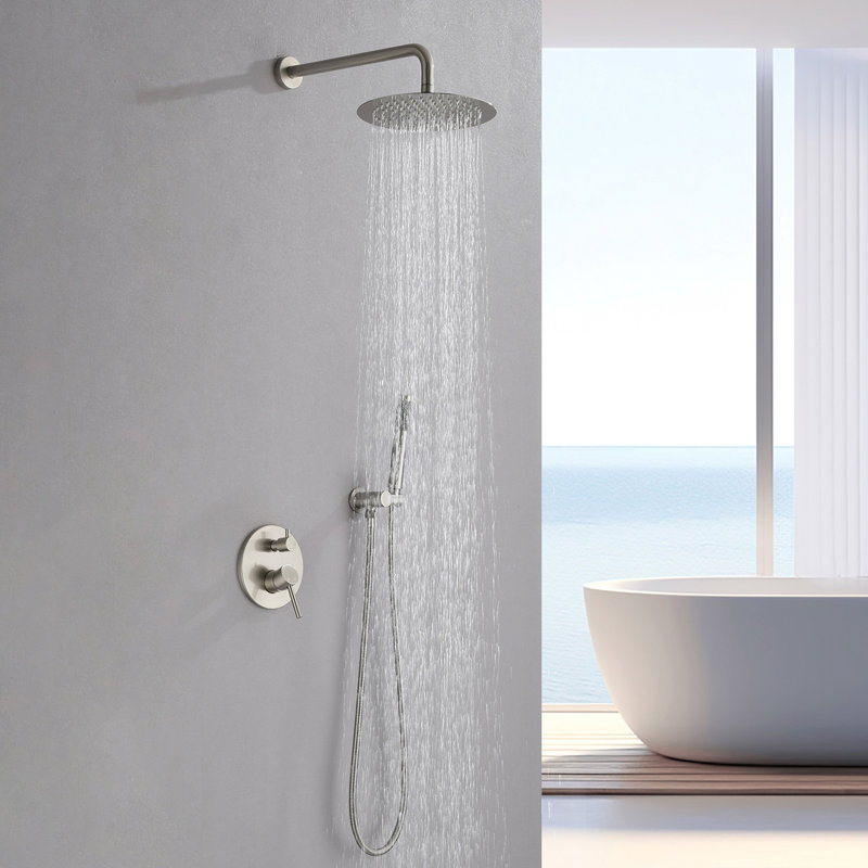 Système de douche complet avec valve brute