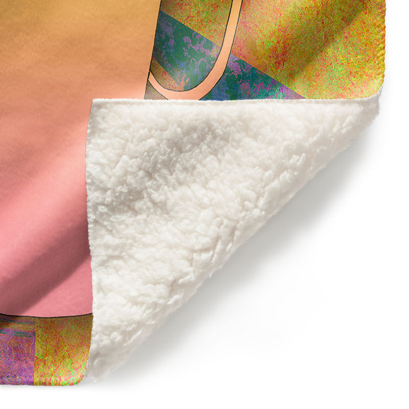 Couverture sherpa doux , 68 po x 80 po