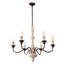 Lustre campagnard rétro 6 lumières Tolar Farmhouse 