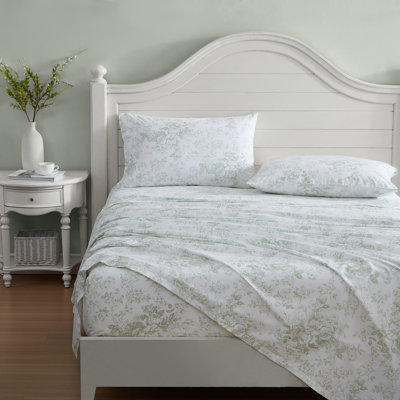 Percale Novelty 200 Thread Count Printed Cotton Sheet Set 