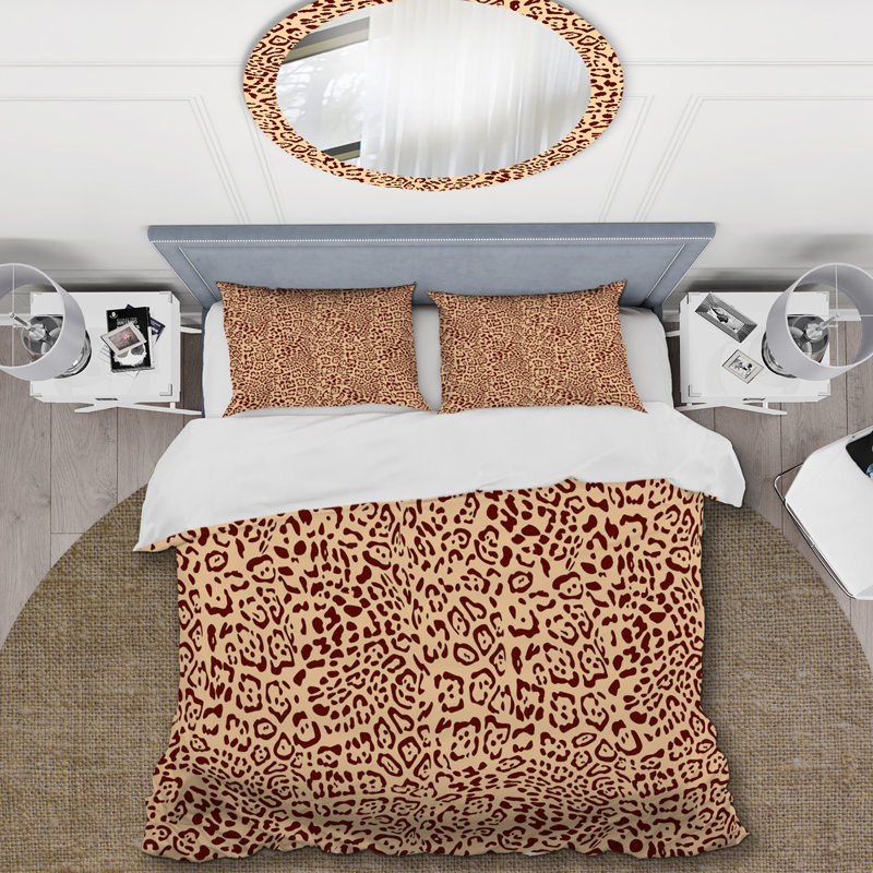 Exotic Wild Animal Skin - Ensemble de housse de couette animaux - Microfibre de polyester