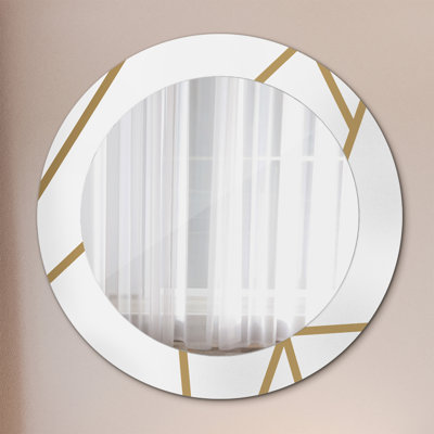 Huldar Glass Flat Wall Mirror