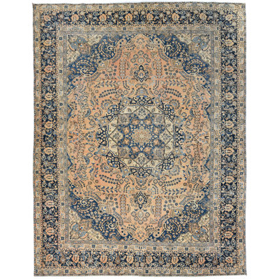 Tapis oriental fait à la main 9 x 12 po