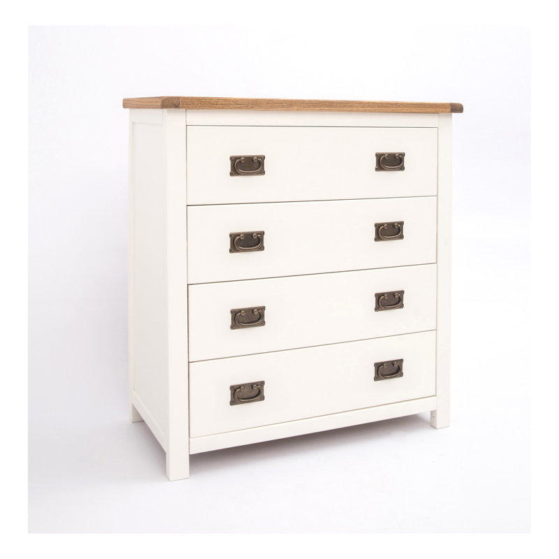 Abingdon 90cm W 4 - Drawer Chest of Drawers