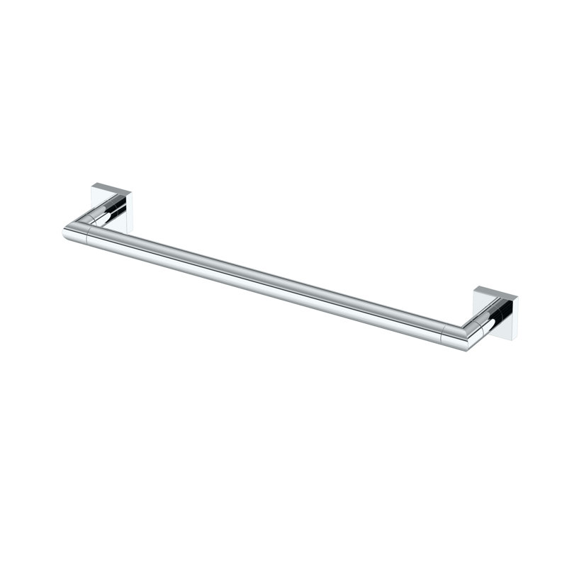 Porte-serviettes Glam Too, H 1,75 po x L 19,75 po x P 3,25 po, Chrome chrome