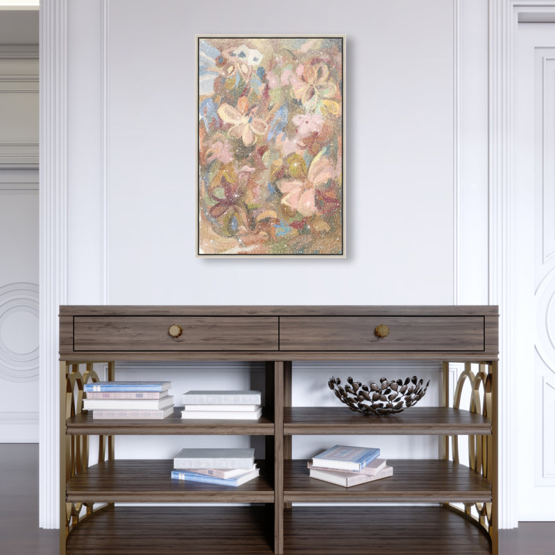 Moving Eden II Print by Oliver Gal, 46"H x 31"W, Silver Floater Frame