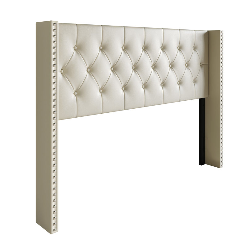 Joshuwa Upholstered Headboard, King, Beige