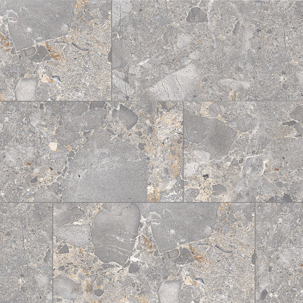 Kaia 12-in. x 24-in. Stone Look Polished Porcelain Wall & Floor Tile