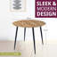 Antigua Round Metal Base Dining Table