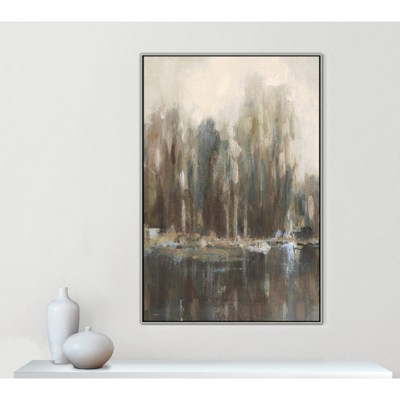«Daily Reflections I - Landscape Version Print» par Carol Robinson, Argent argent, H 61,5 po x l 41,5 po