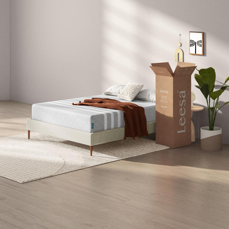 Matelas hybride avec dessus de courtepointe Leesa, Simple extra long
