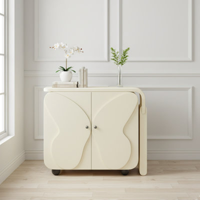 Commode papillon extensible beige