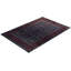 Tapis bleu noué à la main de conception unique Holsworth - bleu