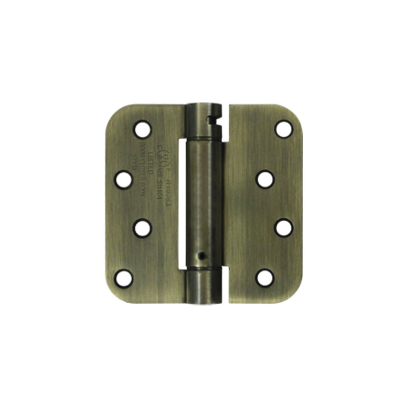 Steel Hinge, Antique Brass
