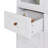 White MDF Display Storage Cabinet