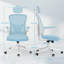 Mesh Office Chair with Headrest-536745911