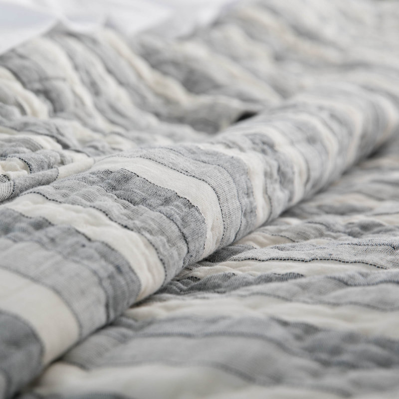 Armond Linen Quilt, Queen Quilt + 2 Shams
