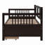 Lit de jour simple en bois avec deux tiroirs-850801295
