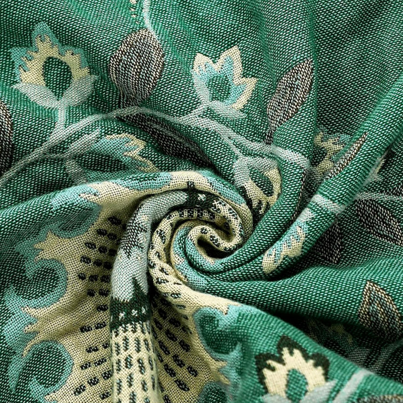 Sofa Large Bed Throw Blanket 150 x 200cm Green Cotton Double