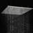 Rain Dual Shower Head 2.5 GPM GPM