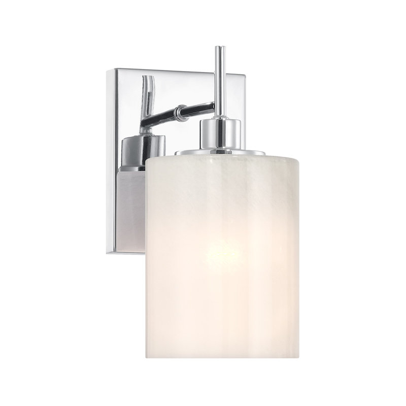 Volkward 1-Light Wall Sconce in Chrome, Chrome