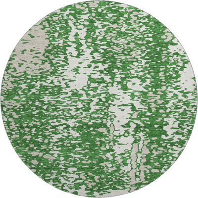 Premium Machine Washable Prisco Emerald Rug