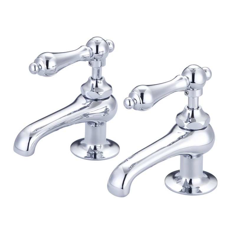 Stonington 2-handle Bathroom Faucet, Porcelain Cross Handles, Richly Triple Plated Chrome