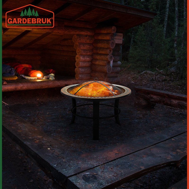 Round Steel Smokeless Fire Pit