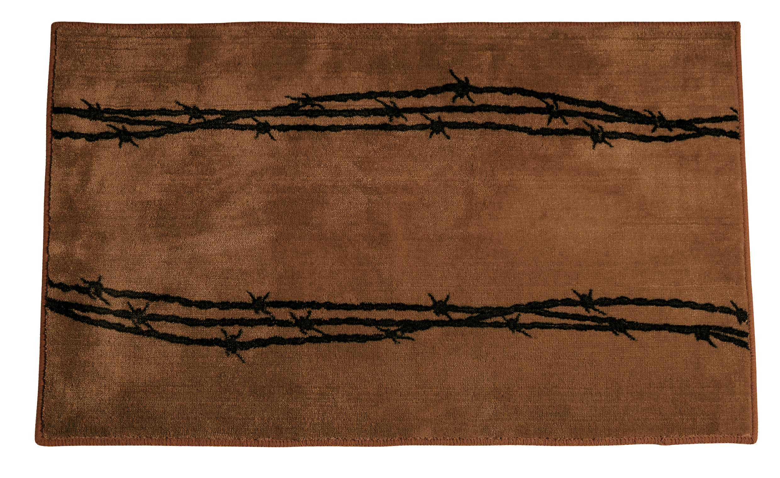 Paseo Road by HiEnd Accents Rustic Barbwire Print Western Rustic Cabin ...