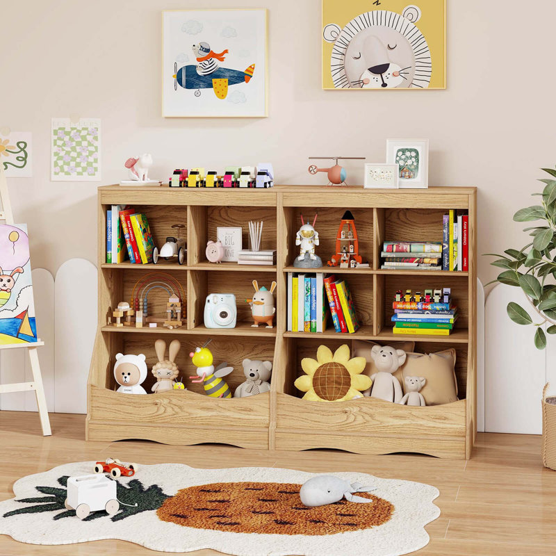 Bibliothèque pour enfants 34,5 "avec ensembles anti-basculement