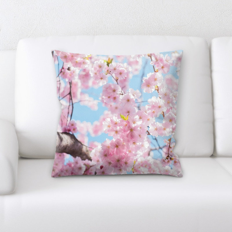 Coussin décoratif fleuri