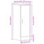 6 Pair Shoe Storage Cabinet