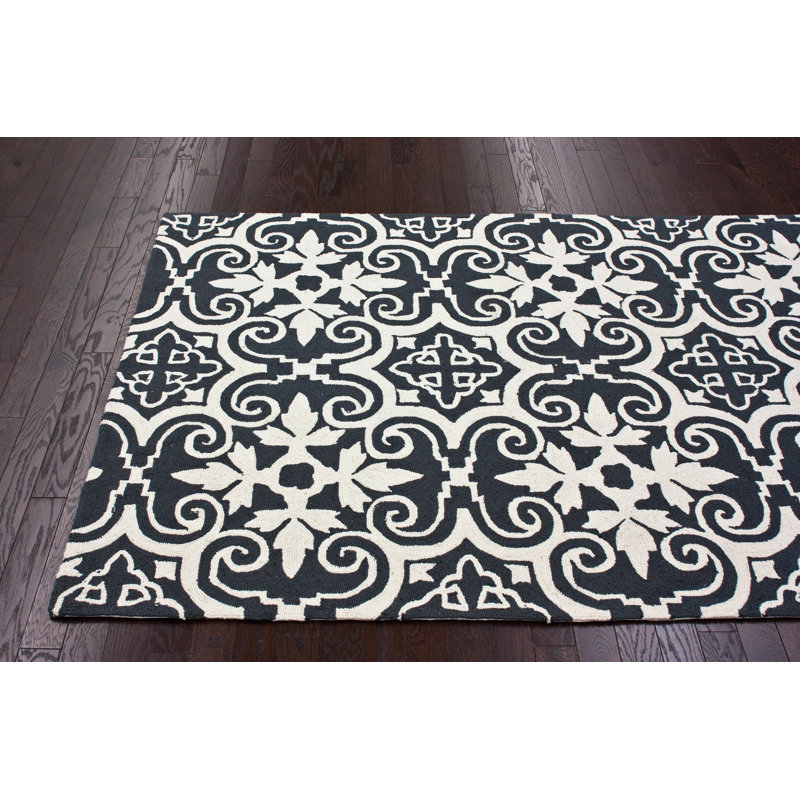 Tapis gris anthracite Eena, 5 pi x 8 pi