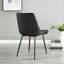Palermo Velvet Modern Dining Chairs with Tapered Metal Legs & Quilted Diamond Stitching-246538768-160053755
