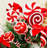 Gingerbread and Candy Christmas Wreath