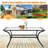 Square Glass Outdoor Dining Table Yes , 66 " W 38 " D